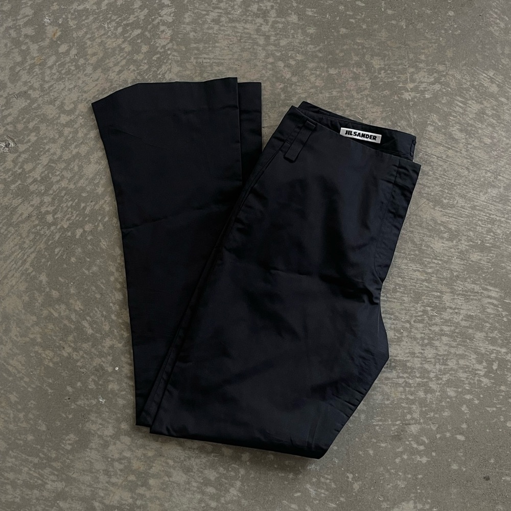 Jil Sander Silk Pants Flare Bottom Size 8 US / 38 EU